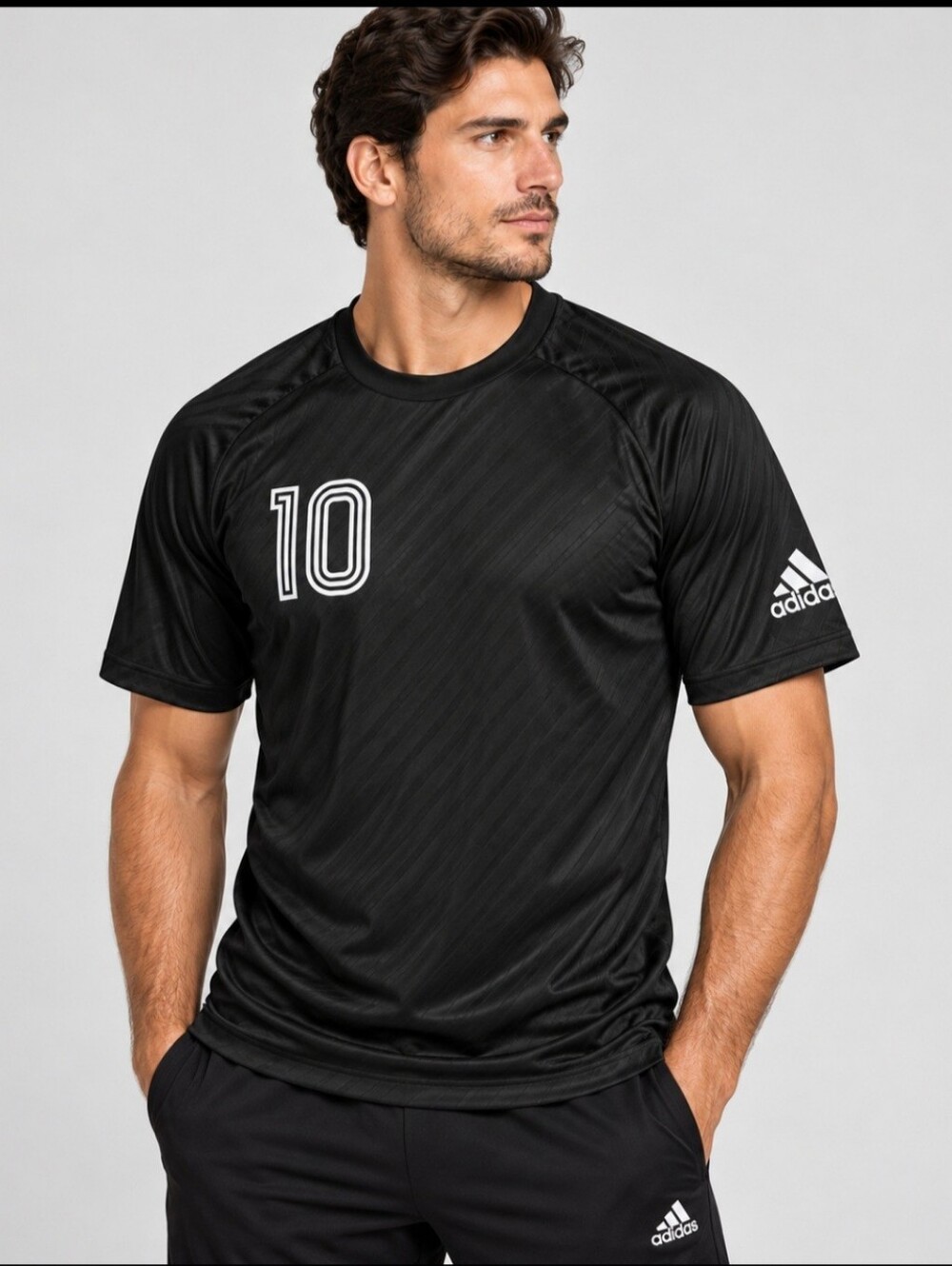 Adidas Climalite Soccer Jersey – “10” Graphic